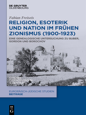 cover image of Religion, Esoterik und Nation im frühen Zionismus (1900-1923)